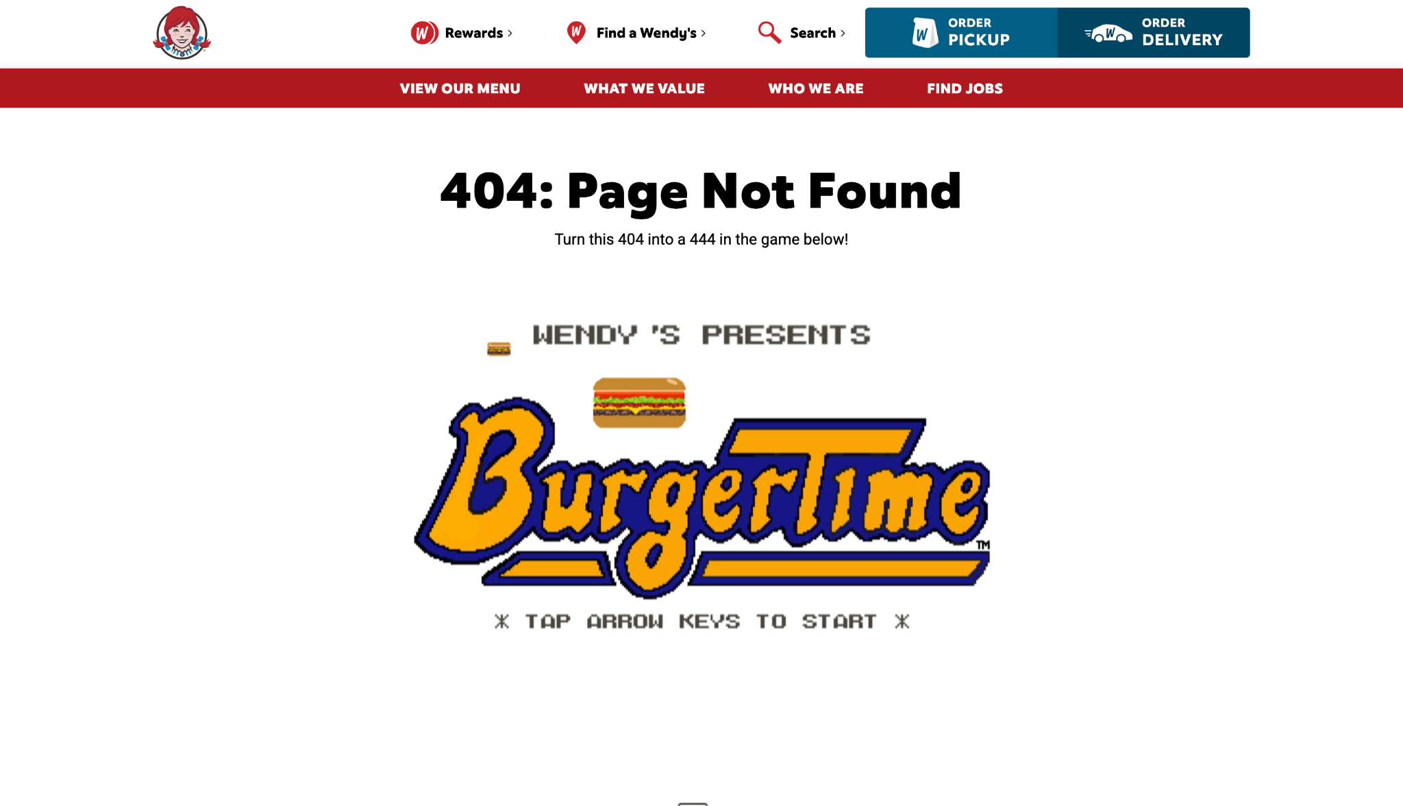 Wendy’s 404