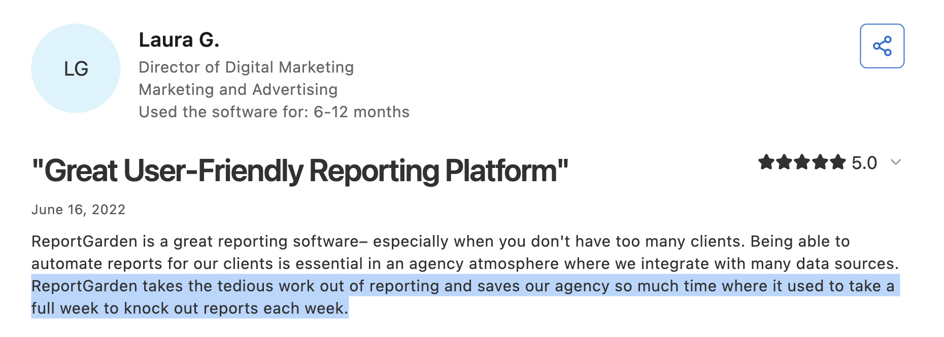 ReportGarden reviews
