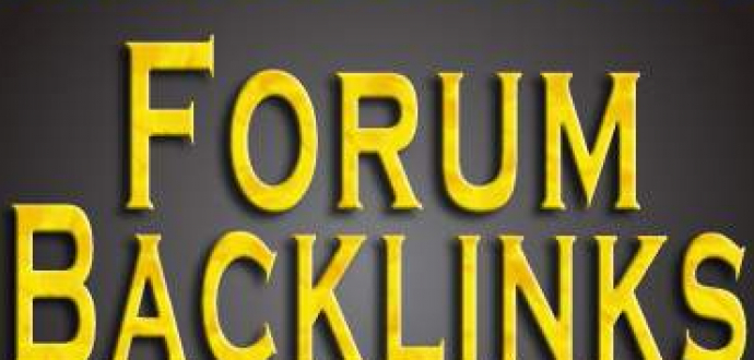 Backlinks from Forums