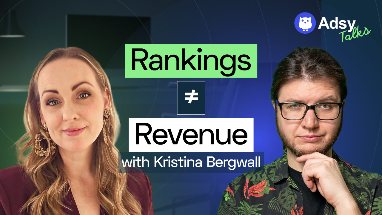Why Rankings Don’t Equal Revenue ft Kristina Bergwall cover
