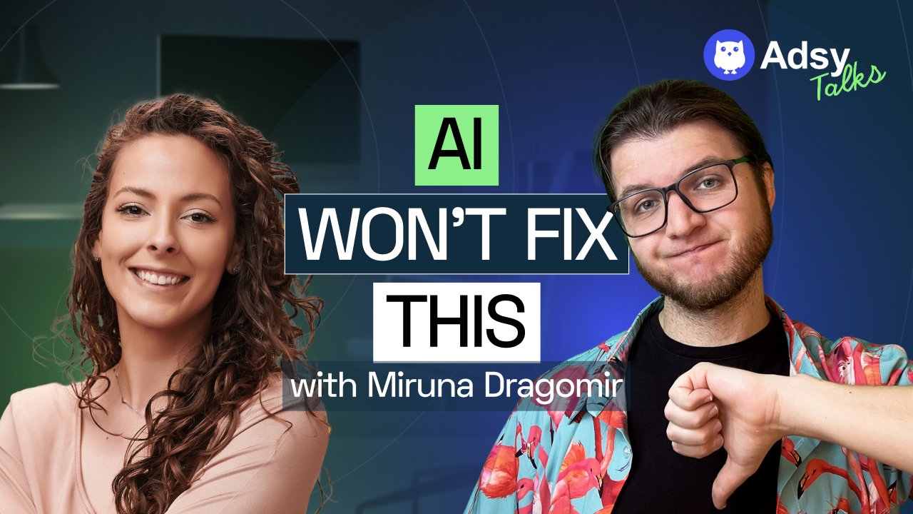 AI Won't Fix Your Marketing with Miruna Dragomir cover