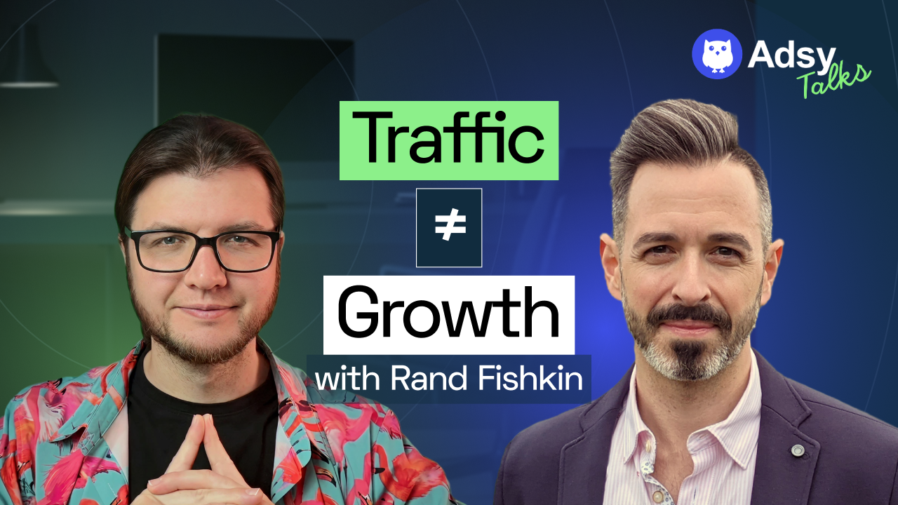 Traffic Is a Terrible Goal with Rand Fishkin cover